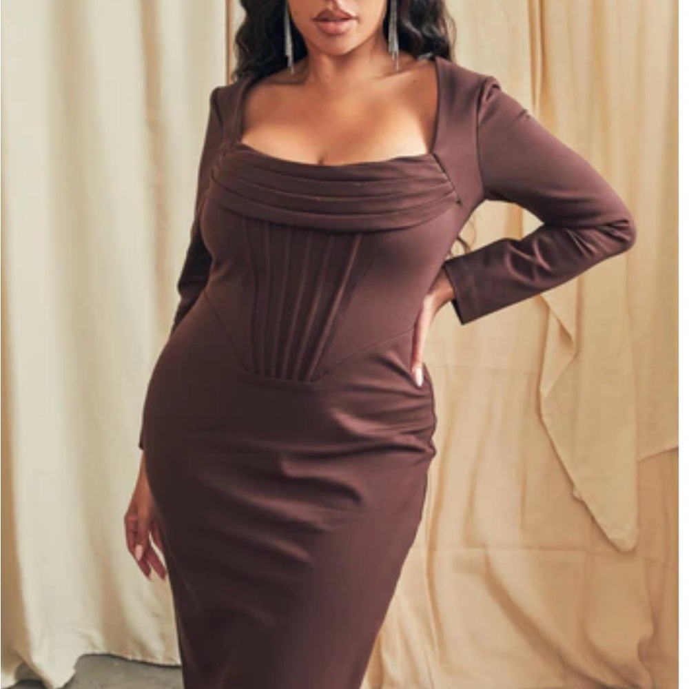 Dark Brown Dress